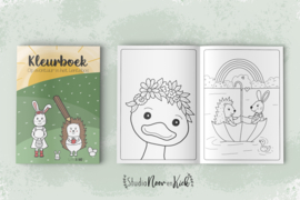 Kleurboek Lente & Pasen || 21 kleurplaten