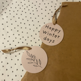 Kerst hanger | Happy winter days #2 | roze