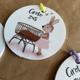 Tweedekansje | Grote zus hanger | Zelf ketting maken