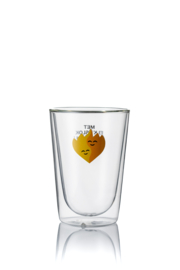 Dubbelwandig Latté glas (350ml) - De Warmste Week