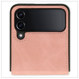 Casemania Luxe Wallet Case - Samsung Z Flip 3 - Roze