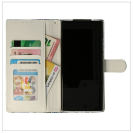 Oppo A96 - Bookcase Print - Vlinders Wit