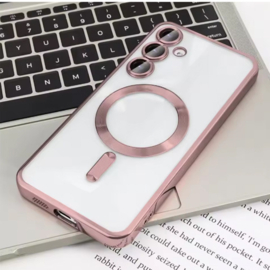 Magnetic Magsafe Lens Protection Case - Samsung A35 - Roze