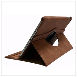 Casemania Luxe Suede Draaibaar Case - iPad Pro 12.9 (2015/2017) - Bruin