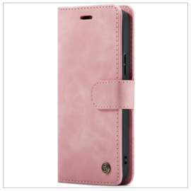 CaseMania 2 in 1 Magnetic Case iPhone 13 Pro Licht Roze