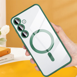 Magnetic Magsafe Lens Protection Case - Samsung A55 - Groen