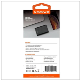 Xssive Premium Mini Powerbank 5000mAh XSS-PB30
