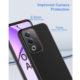 Oppo A80 (5G) - Silicone - Zwart - Back Cover