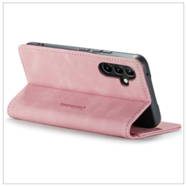 CaseMania Slim Bookcase Oppo A73 (4G) Licht Rose