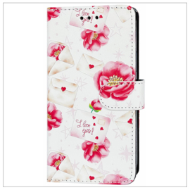 Samsung S23 Ultra - Bookcase Print - Red Flower