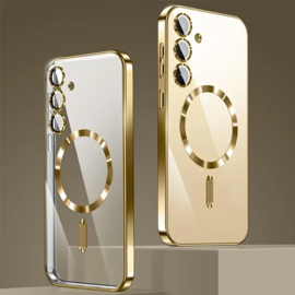 Magnetic Magsafe Lens Protection Case - Samsung A16 - Goud
