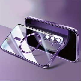 Magnetic Magsafe Lens Protection Case - Samsung A55 - Paars