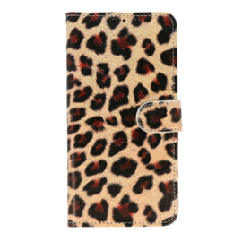 Book Case Geschikt voor iPhone 16e / iPhone 17e - Tijger Printje - Ruimte voor 3 pasjes