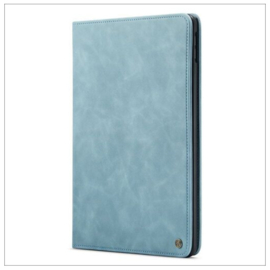 CaseMania Suede SlimTablet Case - iPad 2022 (10.9 inch10de Generatie) - Turquoise