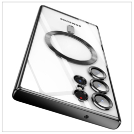 Magnetic Magsafe Lens Protection Case - Samsung S24 Ultra - Zwart