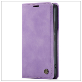 CaseMania Slim Bookcase iPhone 14 Pro Lila
