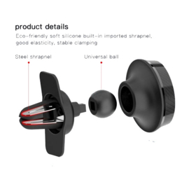 Green ON Round Design Ventilatierooster Magneet Telefoonhouder