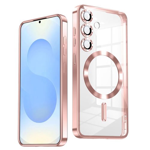 Magnetic Magsafe Lens Protection Case - Samsung A16 - Roze