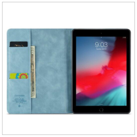 CaseMania Suede SlimTablet Case - iPad 2022 (10.9 inch10de Generatie) - Turquoise