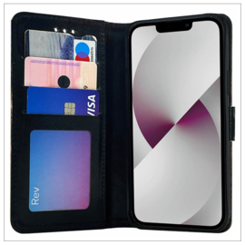 iPhone 14 - Bookcase Print - Dromevanger Wit Blauw
