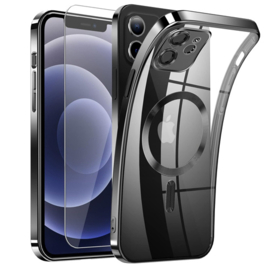Magnetic Magsafe Case - iPhone 11 - Zwart - Draadloos Oplaadbare Case