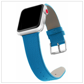 Leather Look bandje Geschikt voor Serie 7 (41 mm) - Licht Blauw