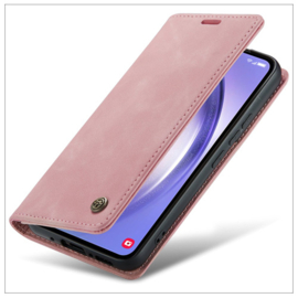 CaseMania Slim Bookcase Oppo A73 (4G) Licht Rose