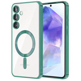 Magnetic Magsafe Lens Protection Case - Samsung A55 - Groen