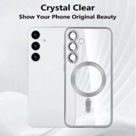 Magnetic Magsafe Lens Protection Case - Samsung A36 - Zilver