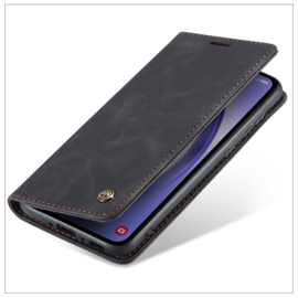 CaseMania Slim Bookcase iPhone 7 Plus / 8 Plus Zwart