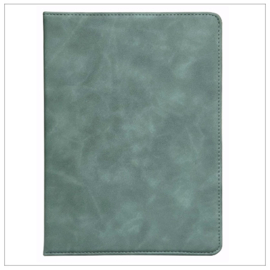 Casemania Luxe Suede Draaibaar Case - Samsung Tab A9+ - Turquoise