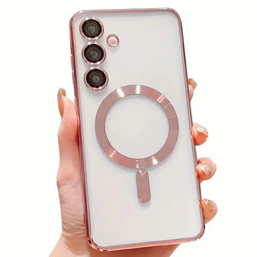 Magnetic Magsafe Lens Protection Case - Samsung A16 - Roze