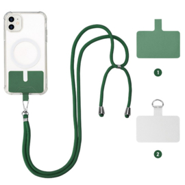 Universele Phone Koord Extra Sterk 6mm - Donker Groen