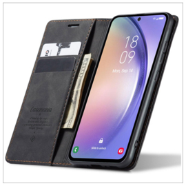 CaseMania Slim Bookcase iPhone 7 Plus / 8 Plus Zwart