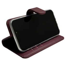 Samsung A14 Fashion Bookcase - Donker Paars