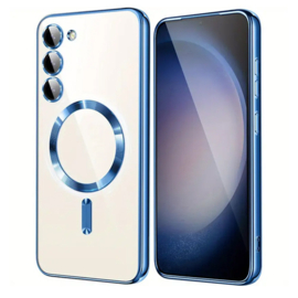 Magnetic Magsafe Lens Protection Case - Samsung A56 - Blauw