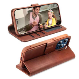 Lavann Leather Book Case 2 in 1 - Samsung A53 (5G) - Bruin