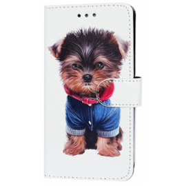 Samsung S23 Ultra - Bookcase Print - Puppy Brown
