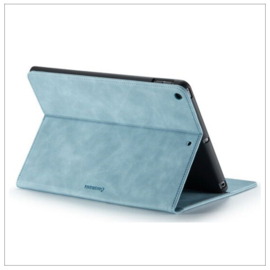 CaseMania Suede SlimTablet Case - iPad 2022 (10.9 inch10de Generatie) - Turquoise