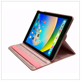 Casemania Luxe Suede Draaibaar Case - iPad 10.9 inch 10de generatie - Roze