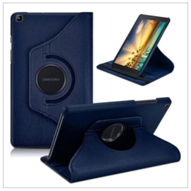 Samsung Galaxy Tab A9+ - 360 Draaibaar Case - Donker Blauw