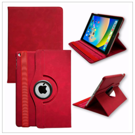 Casemania Luxe Suede Draaibaar Case - iPad Pro 12.9 (2015/2017) - Rood