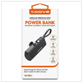 Xssive Premium Mini Powerbank Type C incl. Cable 5000mAh XSS-PB31L