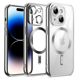 iPhone 13 Pro Max - MagSafe - Zilver - Draadloos oplaadbare Back Cover