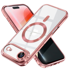 iPhone 17 Air Magsafe Hoesje - Roze- Draadloos Oplaadbare Back Cover