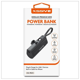Xssive Premium Mini Powerbank for iPhone incl. Cable 5000mAh XSS-PB31L