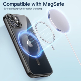 iPhone 13 Pro Max - MagSafe -  Zwart - Draadloos oplaadbare Back Cover
