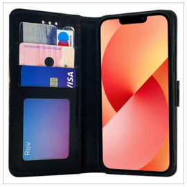 Samsung S23 Plus - Bookcase Print - Paard Zwart
