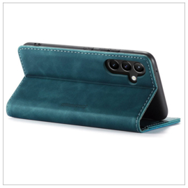 CaseMania Slim Bookcase Oppo A73 (4G) Groen