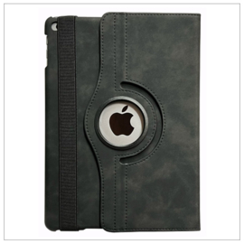 Casemania Luxe Suede Draaibaar Case - iPad 10.9 inch 10de generatie - Zwart